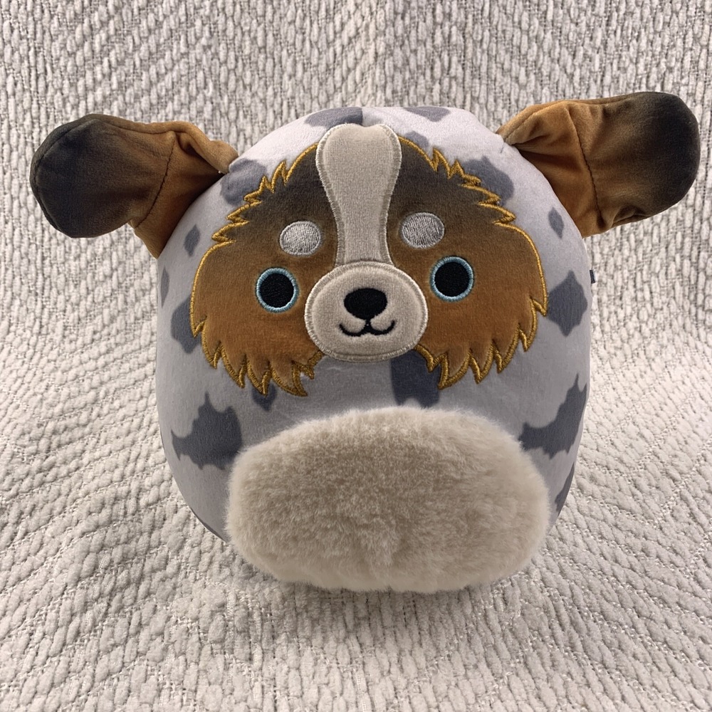 Squishmallows Raylor the Australian Shepherd Dog 8 Inches Plush Kellytoy Stuffed